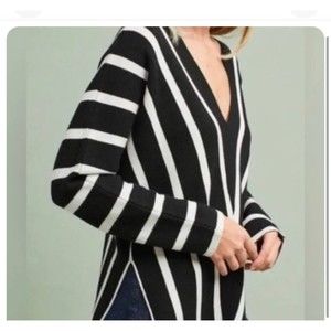 Anthropologie Moth Women's Hadley Pullover Striped Batwing Sweater Size XS